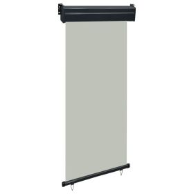 Balcony Side Awning 33.5"x98.4" Gray
