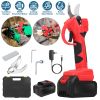 21V Cordless Electric Pruning Shears – 1.57 in Cutting Diameter with 2 Rechargeable Batteries and Replacement Blades