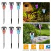 6-Pack Solar Garden Pathway Lights – IP44 Water-Resistant Landscape Lights for Yard, Driveway, and Walkway