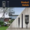 6-Pack 12-LED Solar Square Flame Lights