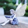 Miniature Fairy Resin Statue for Garden & Patio Decor