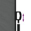 Retractable Side Awning – Anthracite 55.1" x 236.2"