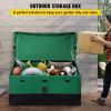 Waterproof PE Tarpaulin Deck Box with Galvanized Frame – 100 Gallon