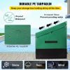 Waterproof PE Tarpaulin Deck Box with Galvanized Frame – 100 Gallon