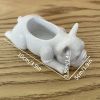 Mini Resin French Bulldog Succulent Planter