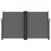 Retractable Side Awning – Anthracite 55.1" x 236.2"