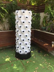 10-Layer Aeroponic Pineapple Tower Garden – 80-Plant Vertical System