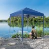 Waterproof Right-Angle Folding Tent – Blue – 2 x 2 m