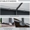 Outdoor Walk‑In Tunnel Greenhouse with Roll‑Up Windows & 2 Zippered Doors – 8 x 6 x 7 ft
