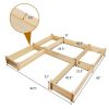 U‑Shaped Wooden Garden Raised Bed – Solid Fir Backyard Planter with 5 Boxes