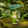 Outdoor Frog Resin Statue – Garden Courtyard Décor, Female Gardening Gift