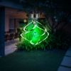 Spiral Spinner Solar Wind Chime Light – Color-Changing LED