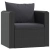 Black Garden Sofa