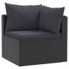 Black Garden Sofa