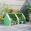 Portable Tunnel Greenhouse with Large Zipper Doors & Water/UV PE Cover – 6 x 3 x 3 ft