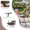 Patio Folding Sling Chairs – Set of 4