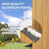 12' x 20' Gable‑Roof Hardtop Gazebo – Wood‑Grain Aluminum Frame, Steel Roof