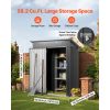 5 x 3 ft Metal Garden Shed with Lockable Door & Vents