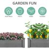Over-Ground Wooden Raised Garden Bed – Tool-Free Assembly - 96" x 28"
