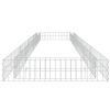 Gabion Raised Bed – Galvanized Steel 157.5" x 39.4" x 7.9"