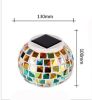 Color-Changing Solar Glass Ball Garden Lamp – Waterproof