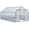 16 x 8 ft Aluminum Frame Greenhouse