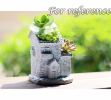 Retro Little House Succulent Planter