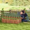 Rectangular Wooden Planter Box with Drainage-46" x 24" x 16"