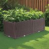 SOGA 80 cm Deep Planter Box with Legs – Compact Outdoor Garden Bed