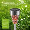6-Pack Solar Garden Path Lights – IP44 Water-Resistant