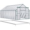 16 x 8 ft Aluminum Frame Greenhouse