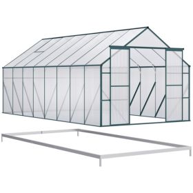 16 x 8 ft Aluminum Frame Greenhouse