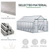 16 x 8 ft Aluminum Frame Greenhouse