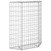 Gabion Raised Bed – Silver Galvanized Steel – 31.5" x 7.9" x 39.4"