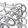 Gabion Raised Bed – Silver Galvanized Steel – 31.5" x 7.9" x 39.4"