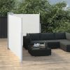 Side Awning – Cream Polyester with PU Coating – 47.2" x 236.2"