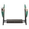 Folding Garden Kneeler & Seat with Wide Pad and 2 Tool Bags
