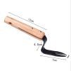 Manual Root Lifter Lawn Weeder with Wood Handle