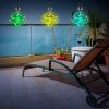 Spiral Spinner Solar Wind Chime Light – Color-Changing LED