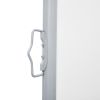 Patio Retractable Side Awning – Cream, 66.9" x 0–472.4"
