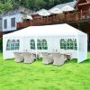 10' x 20' Canopy Tent with 6 Sidewalls & Carry Bag