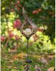 Solar Crackle Glass Globe Stake Light – Waterproof