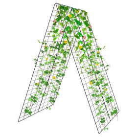 Foldable A-Frame Trellis Plant Supports – 2 Pieces with Twist Ties
