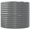 Garden Raised Bed – Galvanized Steel, Gray 59.8" x 31.5" x 26.8", Oval