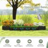 Large Outdoor Metal Planter Box – 240 x 120 x 30 cm
