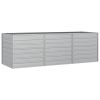 Garden Raised Bed – Galvanized Steel, Silver 94.5" x 31.5" x 30.3", Open Bottom
