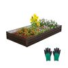 Large Outdoor Metal Planter Box – 240 x 120 x 30 cm