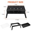 Foldable Portable Charcoal Grill – Lightweight Stainless Steel BBQ for Camping & Picnics
