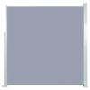 Side Awning – Green-Grey Polyester with Steel Frame
