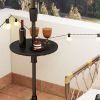 Outdoor Adjustable Umbrella Table with 1.5 in Umbrella Hole – 20 in